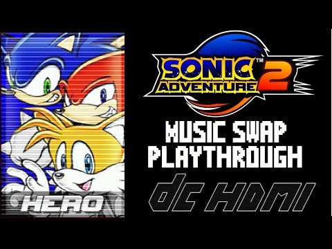 Sonic Adventure 2: DCHDMI Music swapped playthrough. Hero story