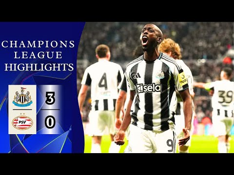 Newcastle United - PSV | 3-0 | Highlights | Champions League 2025-26 | newcastle psv