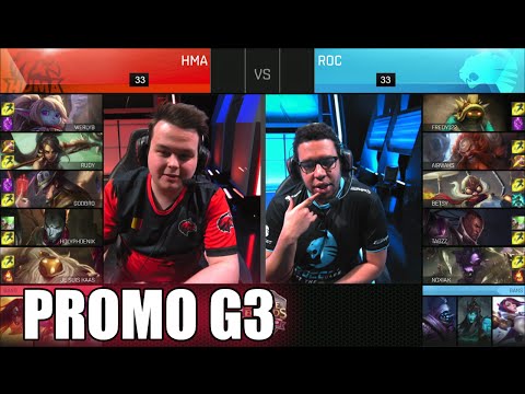 Huma vs ROCCAT | Game 3 S6 EU LCS Summer 2016 Promotion Tournament | HMA vs ROC G3 1080p