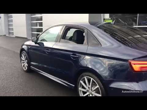 AUDI A3 TDI S LINE BLACK EDITION BLUE 2018