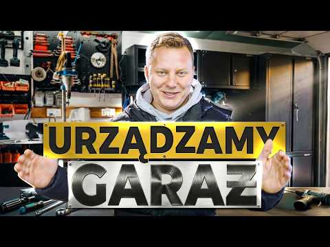 Urządzam i sprzątam GARAŻ - | SZAFA | STYROPIAN | REGAŁY | - Kickster BUDUJE #12