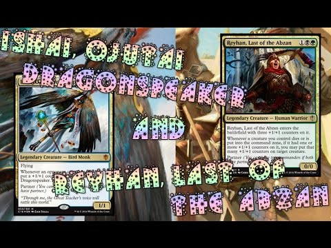 Ishai, Ojutai Dragonspeaker and Reyhan, Last of the Abzan Partner Commander Deck