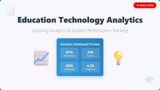 Education Technology Analytics: A Beginner's Guide to Data-Driven Lear