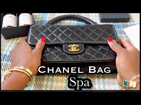 Chanel Bag Restoration At Home Spa | How To Care For Luxury Leather Bags