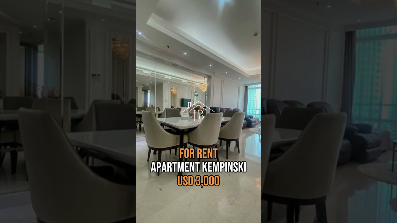 For Rent Stunning 2 Bedrooms Kempinski Residence With Views Of The Surrounding Grand Hyatt And Connected To Grand Indonesia