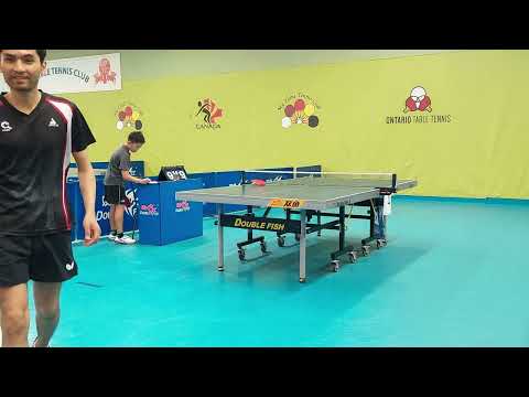 Zakria 1986 vs Clark 802 - Quarterfinal U2000 - Ontario MyTTC Challenge Aug 2023