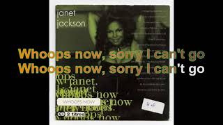Janet Jackson - Whoops Now [Lyrics Audio HQ]