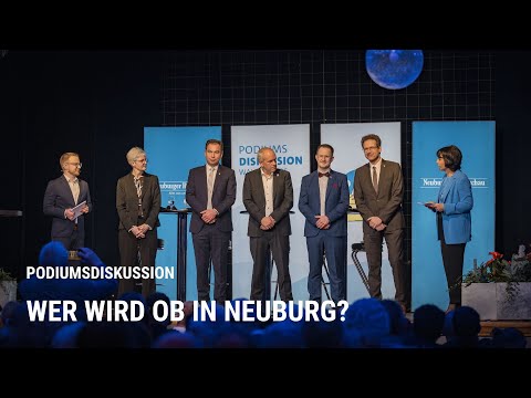 Podiumsdiskussion in Neuburg: Der Schlagabtausch der OB-Kandidaten in voller Länge