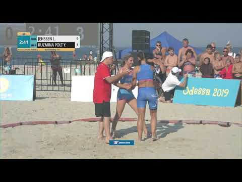 Round 3 Women's BW - 60 kg: L. JENSSEN (NOR) v. Y. KUZMINA POLT (UKR)