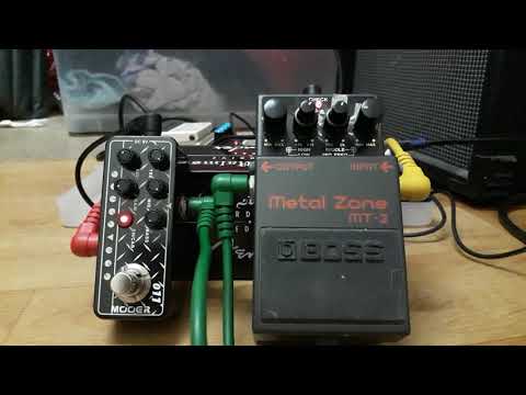 Mooer 011 and Boss Metal Zone