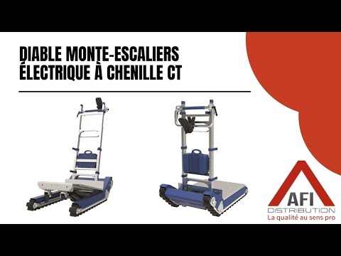 Diable monte-escaliers électrique à chenille CT - AFI DISTRIBUTION