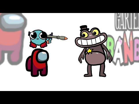 Mini Crewmate Kills Garten of BanBan 6 Characters | Among Us