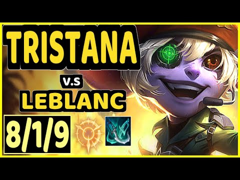 NISQY (TRISTANA) vs LEBLANC - 8/1/9 KDA MID CHALLENGER GAMEPLAY - EUW
