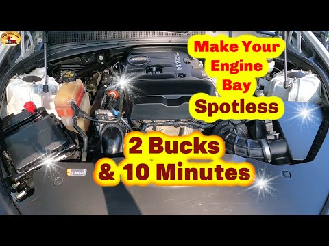 HOW TO CLEAN YOUR ENGINE--NO WATER NO SCRUBBING