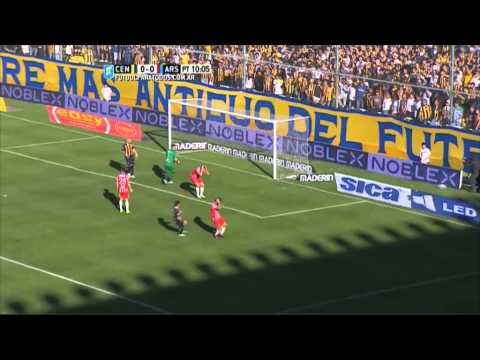 Silva tuvo la primera. Central 0 - Arsenal 0. Fecha 23. Primera División 2015. FPT.