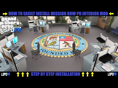How To Easily Install Mission Row Police Department Interior (GTA 5 Step By Step Tutorial) #LSPDFR