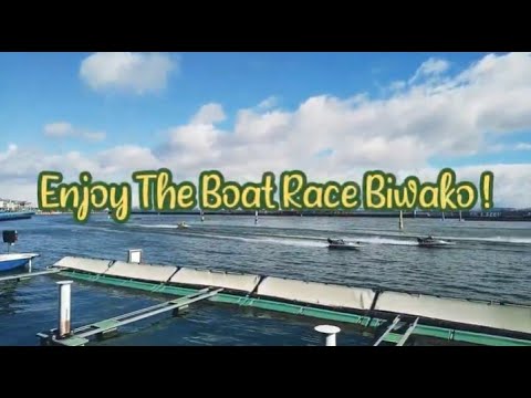 【Vlog -8】Enjoy the Boat Race Biwako, Shiga Japan
