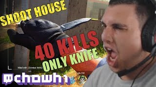 Shoot house 40 kills only knife ★ modern warfare 2019 gameplay ★ chowh1