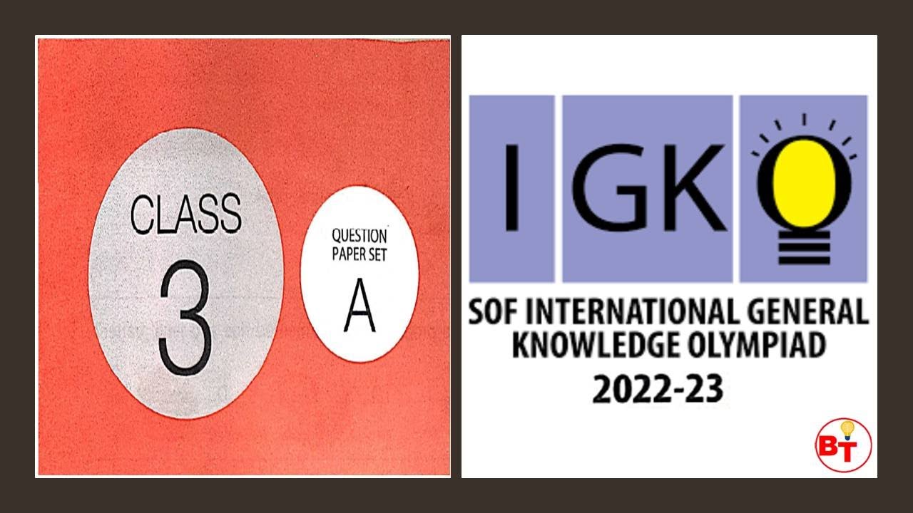 Class-3 IGKO SOF International General Knowledge Olympiad Question Paper 2022-23 SET -A