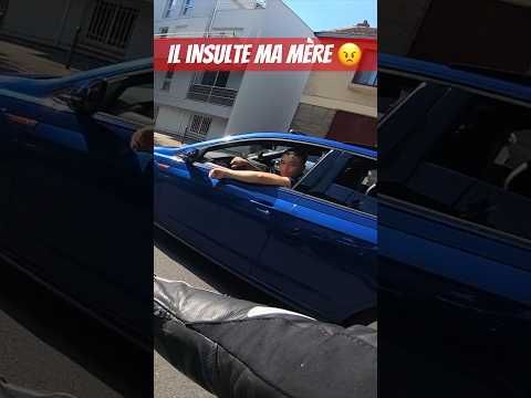 Il insulte ma mère 😡 #shorts #roadrage #moto #motard #quotidien