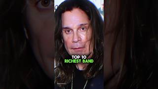 TOP 10 RICHEST ROCK BANDS IN ROCK HISTORY! #shorts #musichistory #music #musician