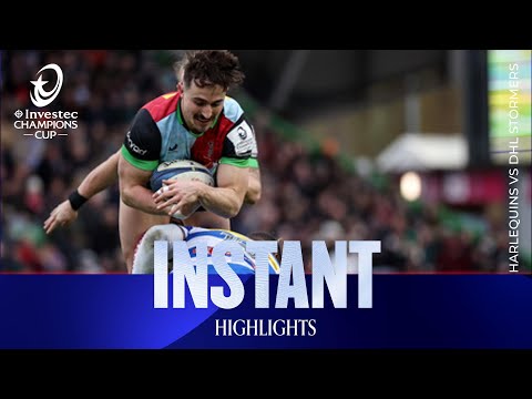 Free Flowing Rugby | Harlequins v DHL Stormers | Investec Champions Cup Instant Highlights