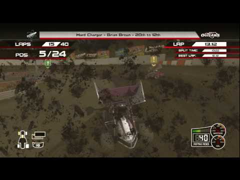 world of outlaws sprint cars xbox 360 youtube