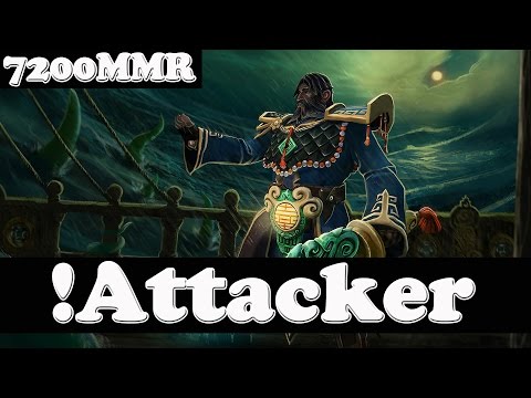 Dota 2 - The Best Kunkka in the world - !Attacker 7200 MMR vol 60 - Ranked Match Gameplay