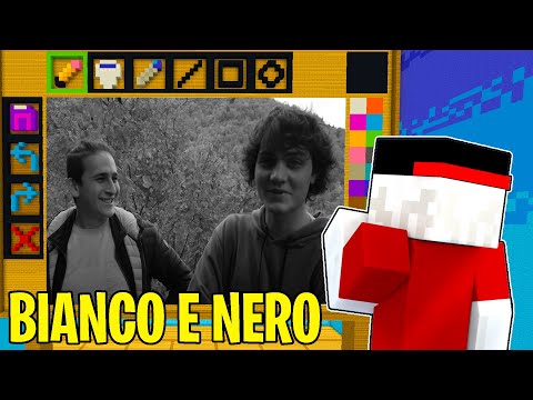 INDOVINA IL DISEGNO IN BIANCO E NERO SU MINECRAFT