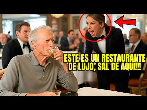 Mesera Insulta a Clint Eastwood Sin Saber Que es Millonario