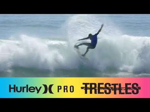 Bede Durbidge Tearing It Up in Round Three - Hurley Pro at Trestles 2017