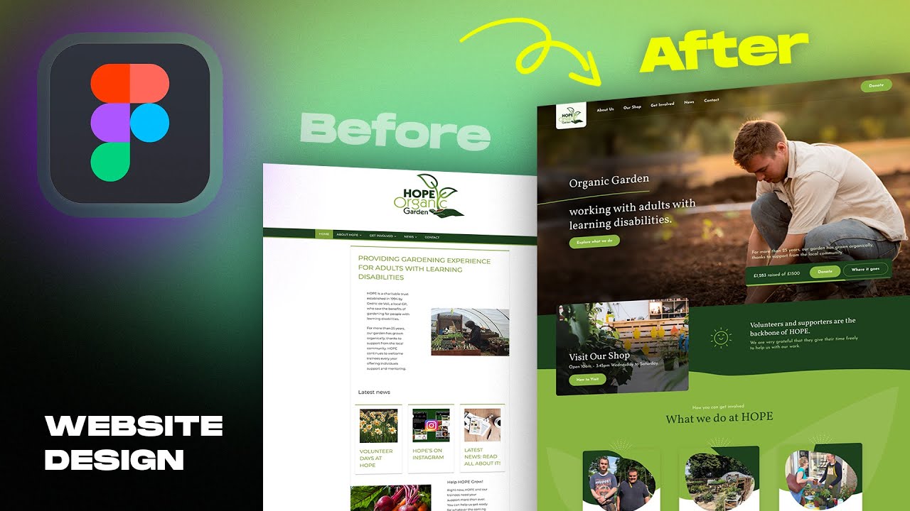 I Redesigned a Local Charity Website!