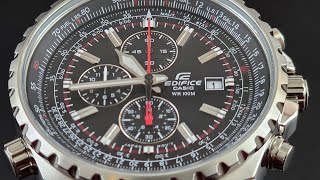 Casio "Edifice", EF527D-1AV, Black Dial Chronograph Watch | Unboxing and Quick Look