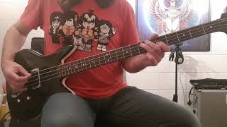 KISS - &#39;Getaway&#39; Bass Cover - Ace Frehley - Spector