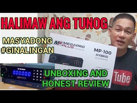 MEGAPRO PLUS MP - 100 HYBRID SD KARAOKE UNBOXING AND HONEST REVIEW