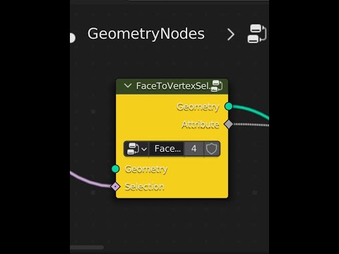 Face selection Geometry nodes