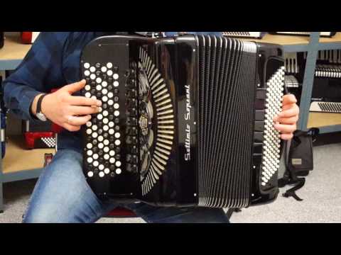 Klangprobe Knopf Akkordeon Settimio Soprani Artist VI/140 Dugmetara B Griff