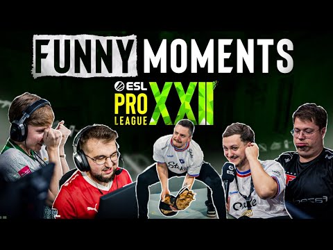 FUNNIEST MOMENTS of ESL Pro League Season 22 | CS2