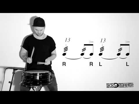 Sick Drummer Rudiment Series: 13 Thirteen Stroke Roll