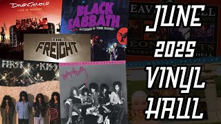 JUNE 2025 VINYL HAUL - David Gilmour, The Freight, KISS, MoFi, Black Sabbath & more!
