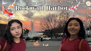 Come with me to The Harbor Rockwall⛴️🐟 Really Exciting😆✨
