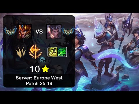 Jarvan IV Jungle vs Xin Zhao - EUW Challenger - Patch 25.19
