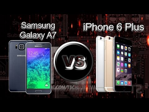 Samsung Galaxy A7 vs iPhone 6 Plus