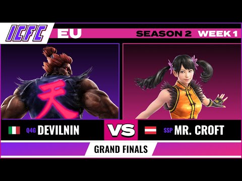 Q4G. Devilnin (Akuma) vs SSP Mr. Croft (Xiaoyu) ICFC EU Season 3 Week 1 - Grand Finals