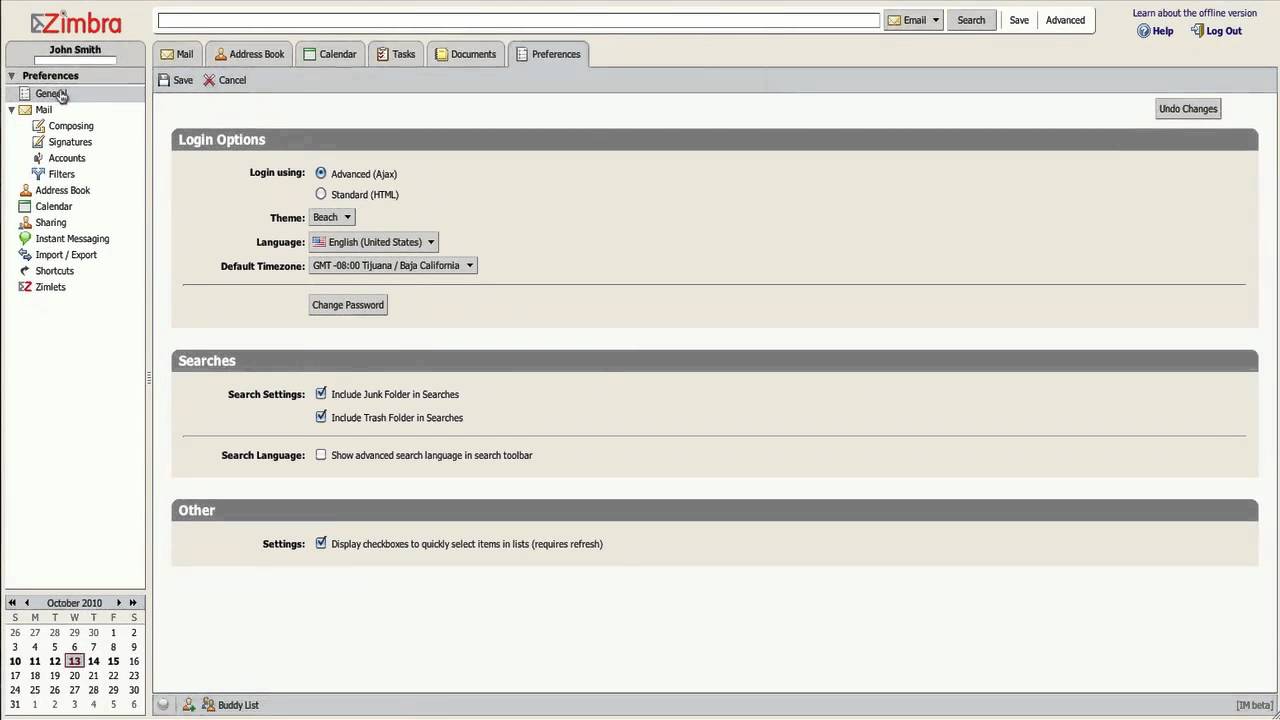 Tech Tip #5 - Zimbra tutorial (Prefrences)