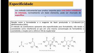 Introdução a Validação de Métodos Analíticos - Parte II