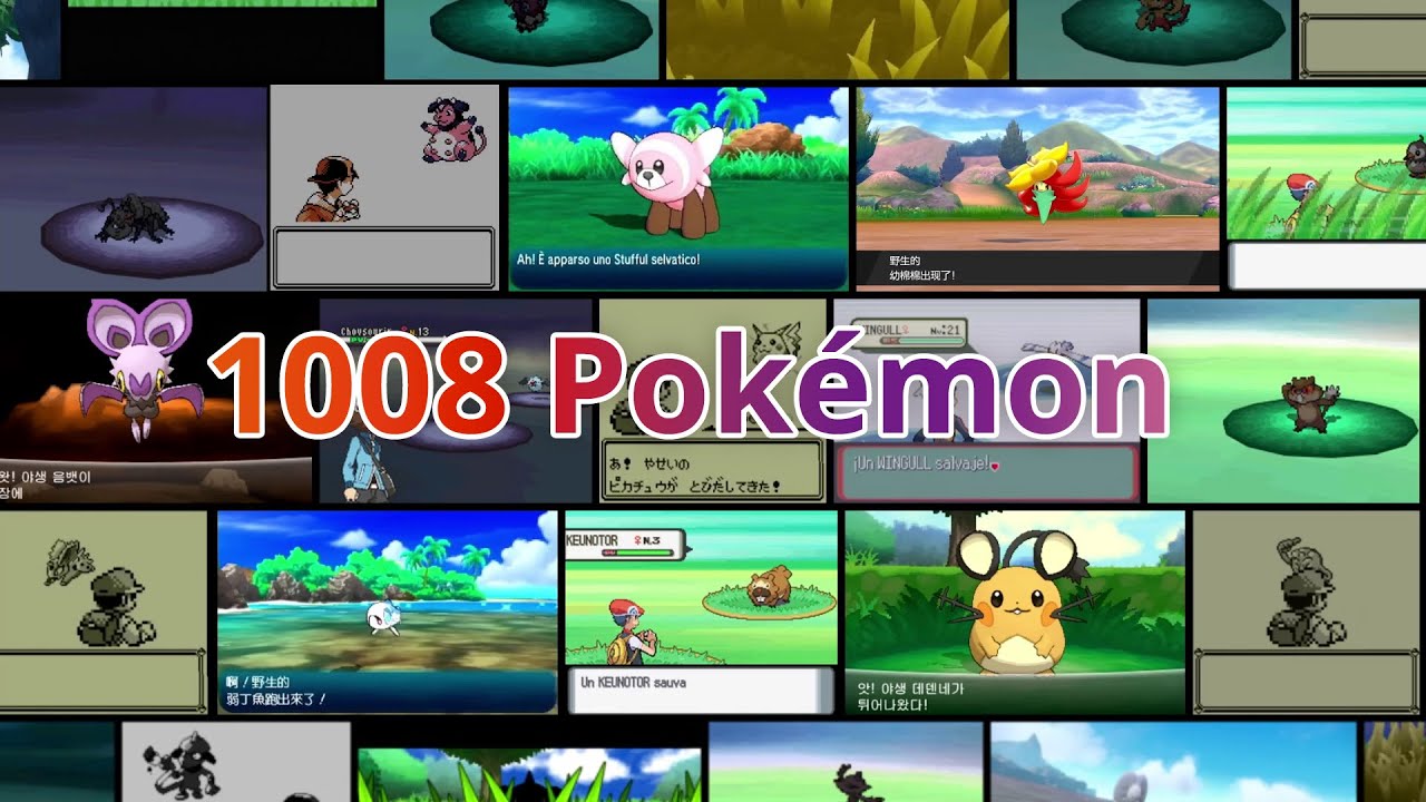 One Thousand PokÃ©mon! ðŸ¥³ - YouTube