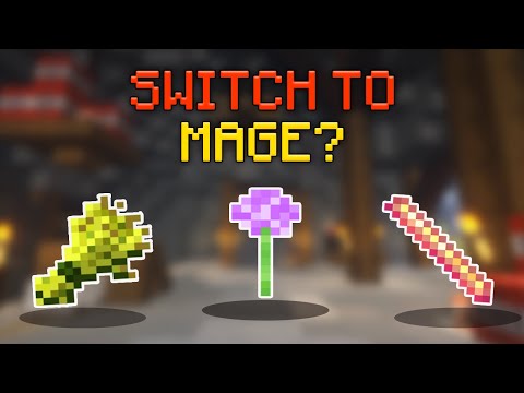 OP Mage Weapons from the Nether Update!!(Hypixel skyblock)