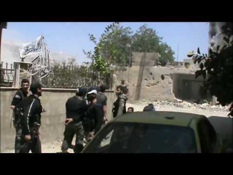 تقرير مرئي عن مشاركة كتيبة أنصار الحق بالتصدي لمحاولة قوات النظام اقتحام حي جوبر في مدينة دمشق