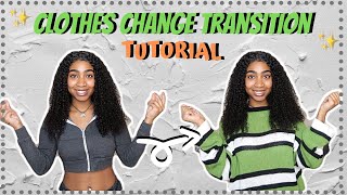 Jump & Snap Clothes Change Transition for Tik 